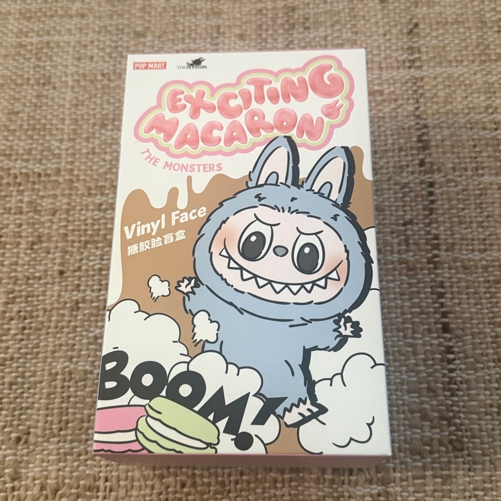 NEW unsealed box Labubu Exciting Macaron The Monsters Soymilk